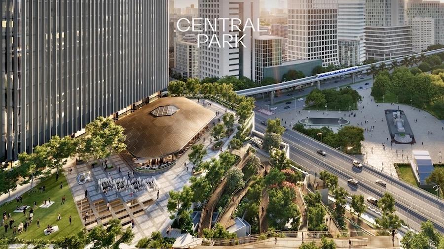 THAÏLANDE – TOURISME : “Central Park”, le nouveau centre commercial de Bangkok, mise sur les espaces verts