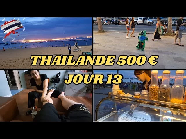 Défi 500€ en Thaïlande – Jour 13 : Festival street food en bord de mer & massage détente