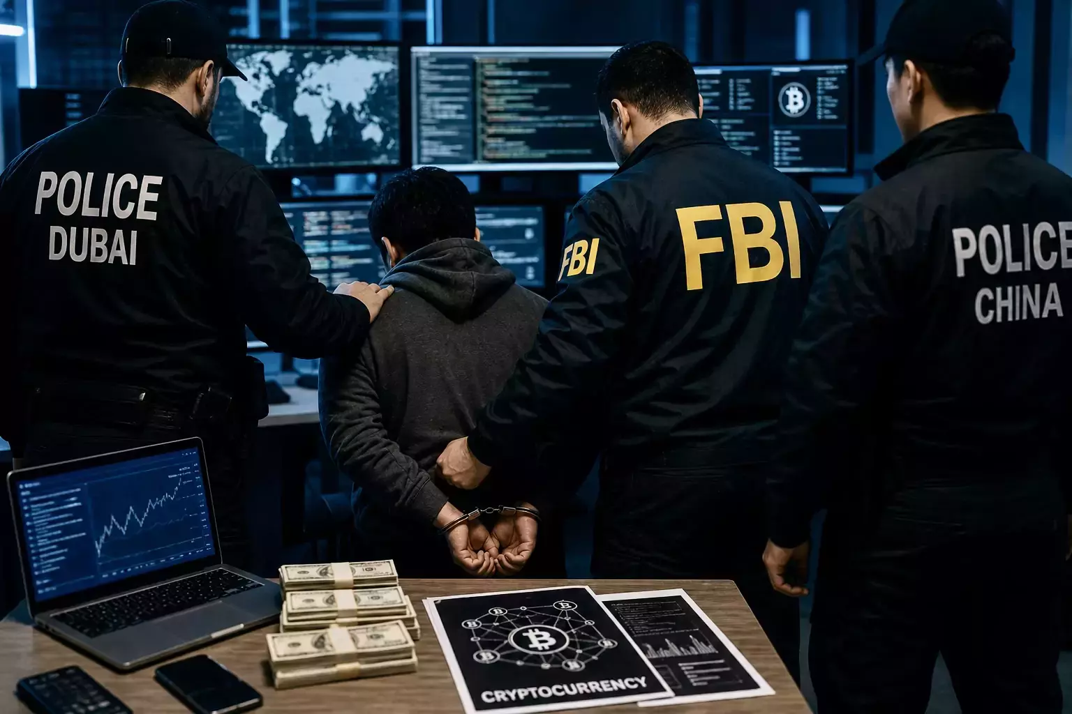THAÏLANDE – DUBAÏ : Vaste coup de filet international contre les arnaques aux cryptomonnaies