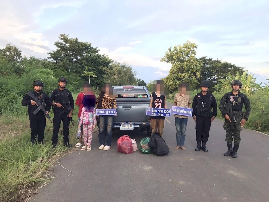 THAÏLANDE – CAMBODGE : Les Cambodgiens reviennent clandestinement à Sa Kaeo