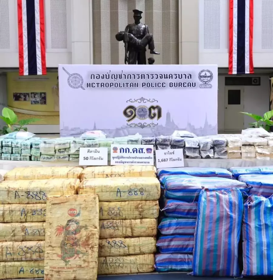 THAÏLANDE – SOCIÉTÉ : Un camion-citerne transformé en cache mobile transportait 1,7 tonne de méthamphétamine