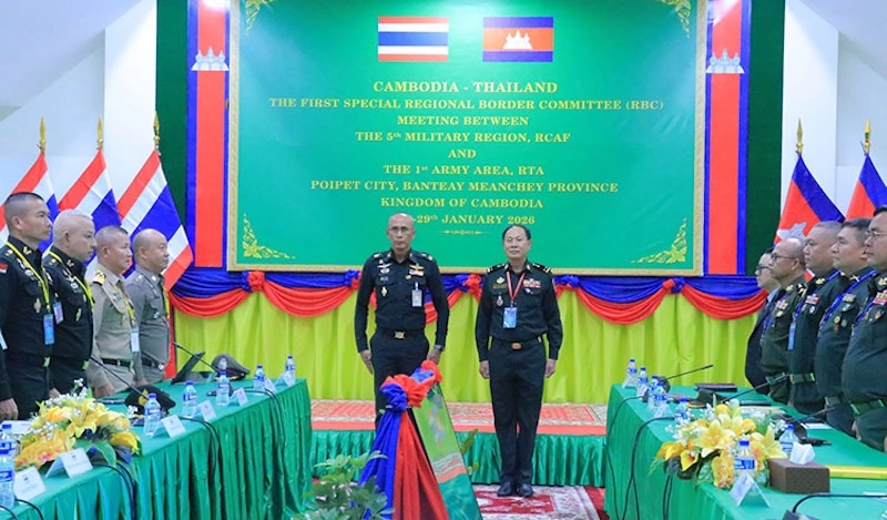 THAÏLANDE – CAMBODGE : La réunion du comité régional frontalier s’achève sans accord