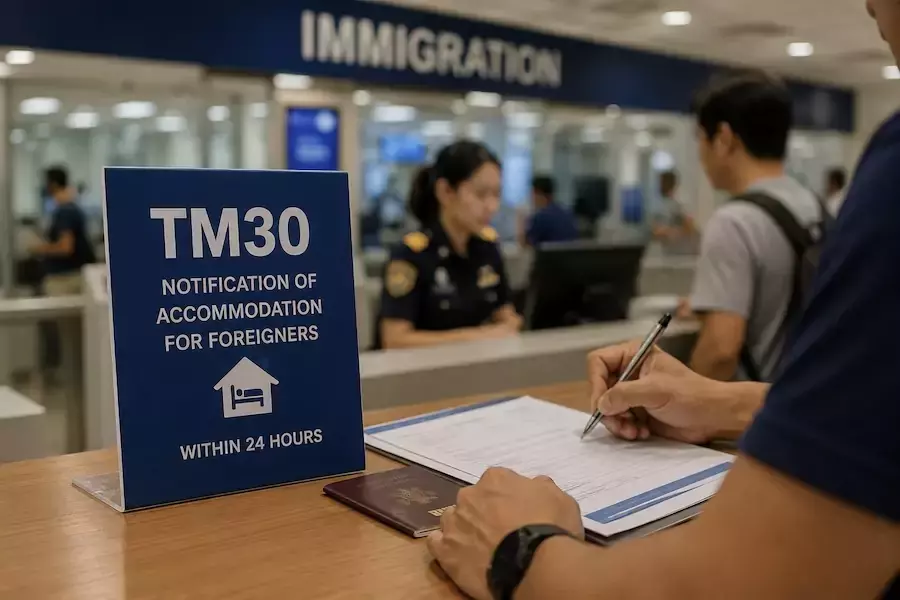 THAÏLANDE – IMMIGRATION : Le TM30 bientôt modernisé, mais le contrôle des étrangers reste au cœur de la réforme