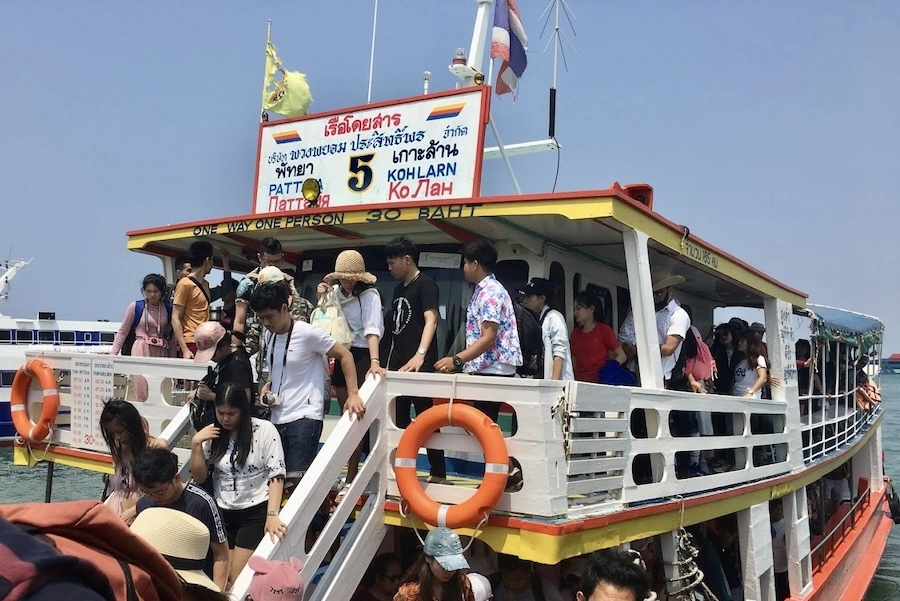 PATTAYA – SOCIÉTÉ : Hausse du prix des bateaux vers Koh Larn