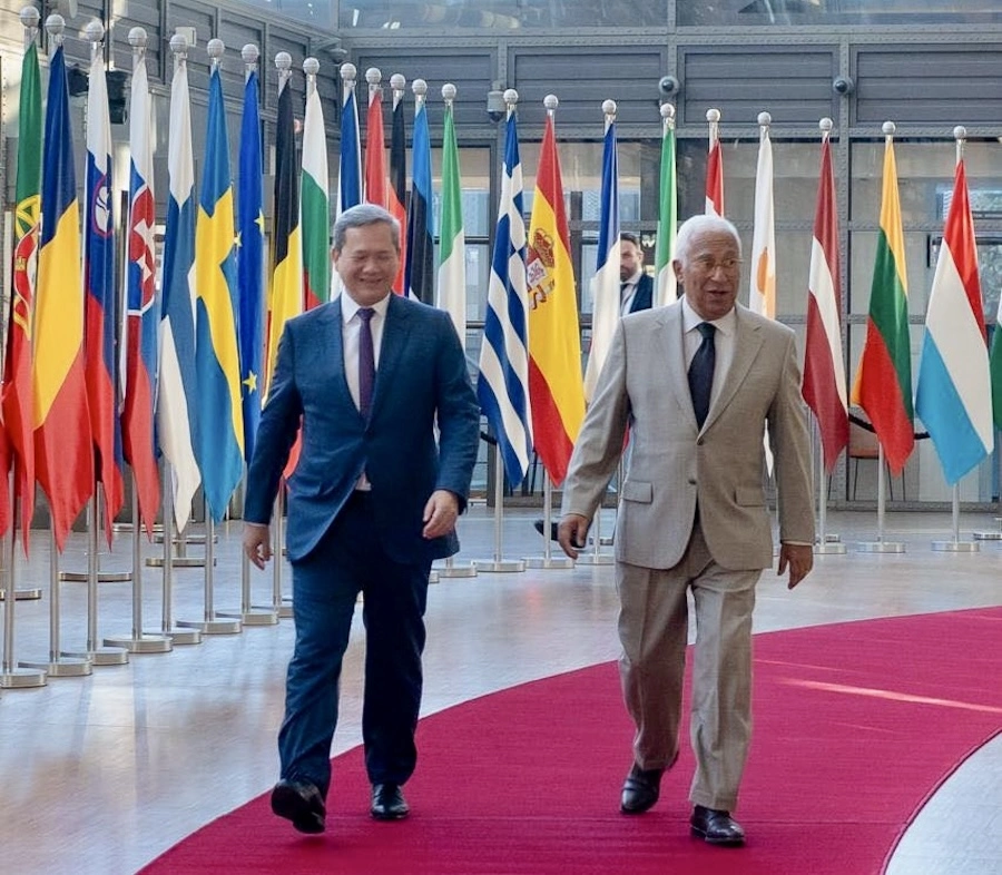 CAMBODGE – EUROPE : A Bruxelles, Hun Manet promet d’éradiquer les centres d’escroquerie en ligne