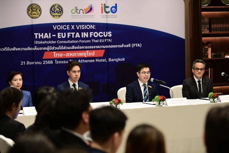 THAÏLANDE – UE : Bangkok veut conclure rapidement un accord de libre-échange