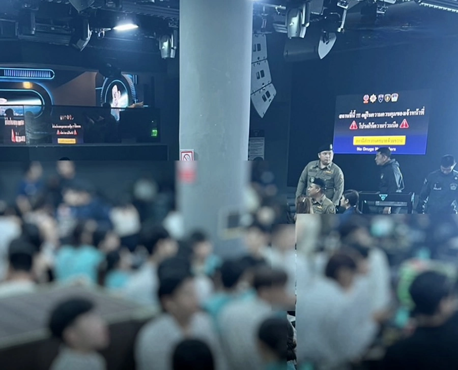 BANGKOK – SOCIÉTÉ :  La police thaïlandaise effectue un raid dans un club infesté de drogue