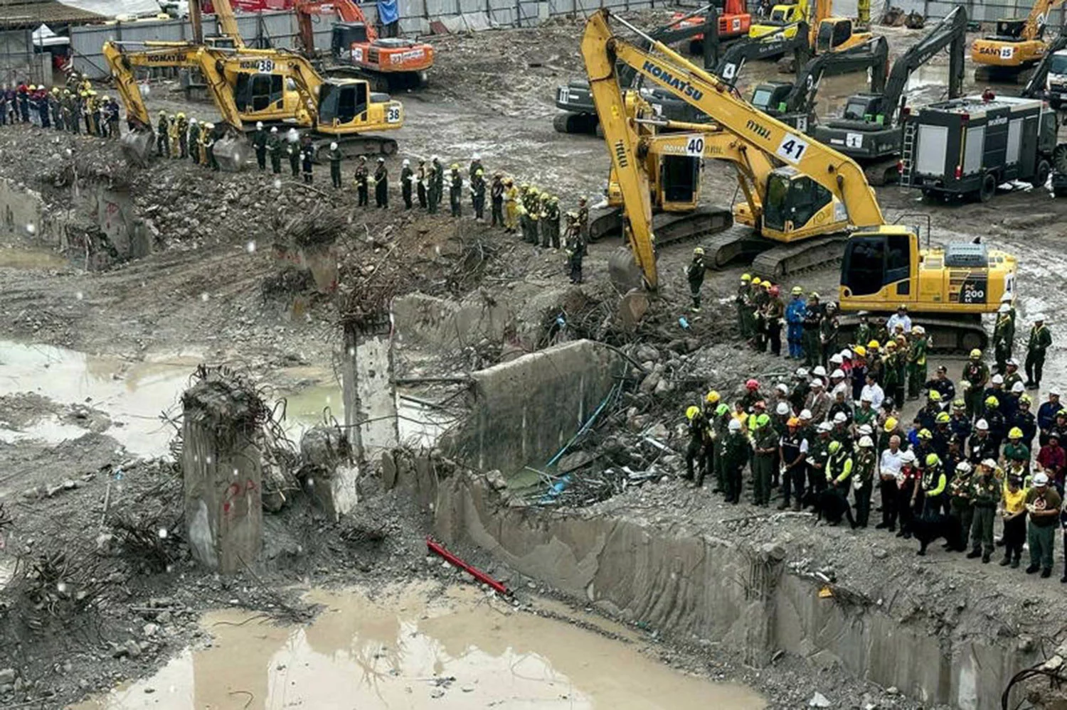 17 personnes arrêtées dans le contexte de l'effondrement d'un immeuble à Bangkok