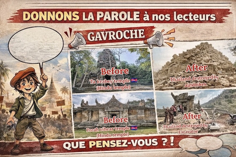 THAÏLANDE – CAMBODGE : Doit-on se méfier des images qui ont circulé ?