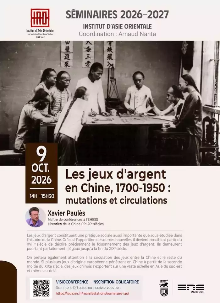 CHINE – HISTOIRE : Jeux d’argent, interdits et pourtant omniprésents dans la Chine d’autrefois
