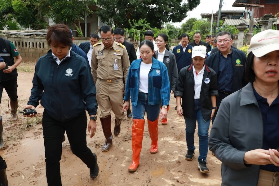 THAÏLANDE – INONDATIONS : La Première ministre en soutien aux sinistrés à Chiang Rai
