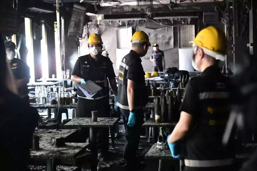 THAÏLANDE – BANGKOK : L’incendie du Rong Beer fait une 35e victime