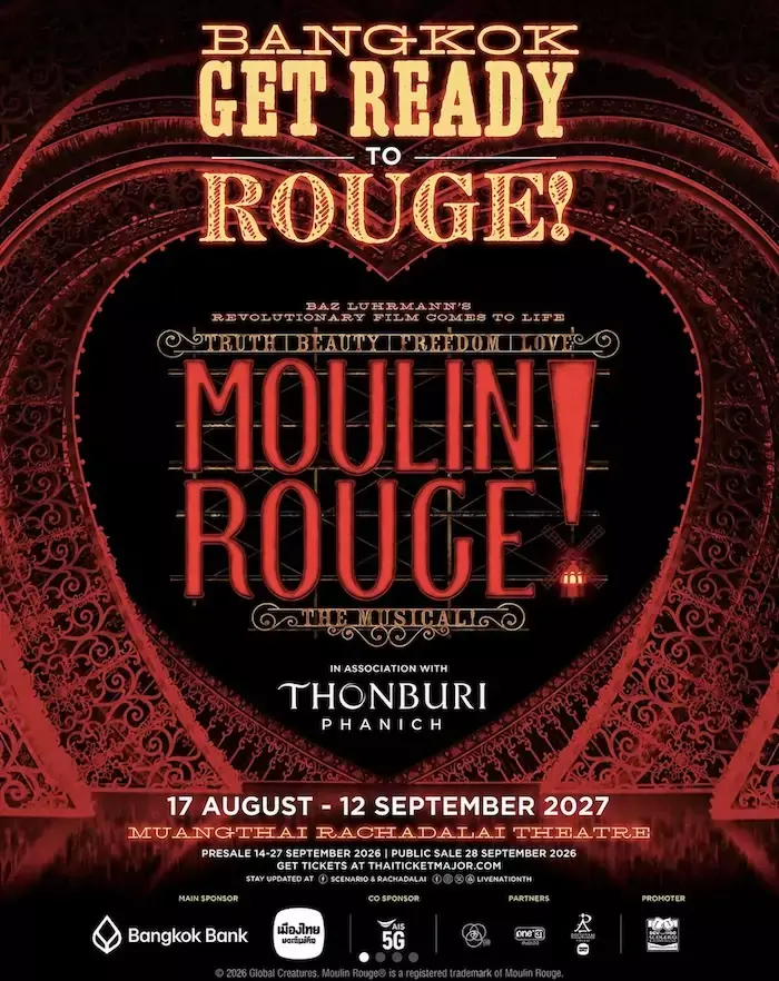 BANGKOK – SPECTACLE : « Moulin Rouge ! The Musical » à l’affiche en 2027