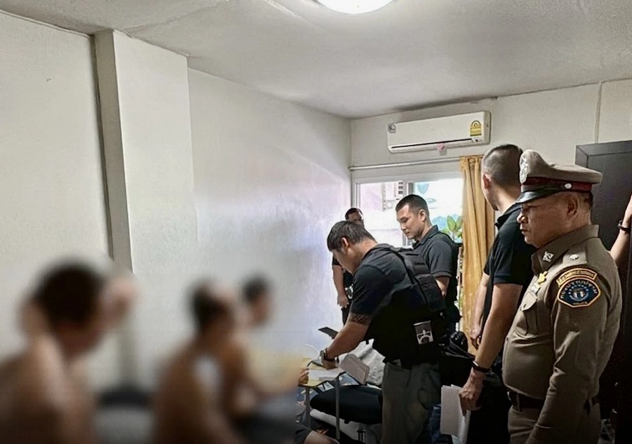 THAÏLANDE – SOCIÉTÉ : Trois membres présumés de réseaux de scam chinois arrêtés à Bangkok