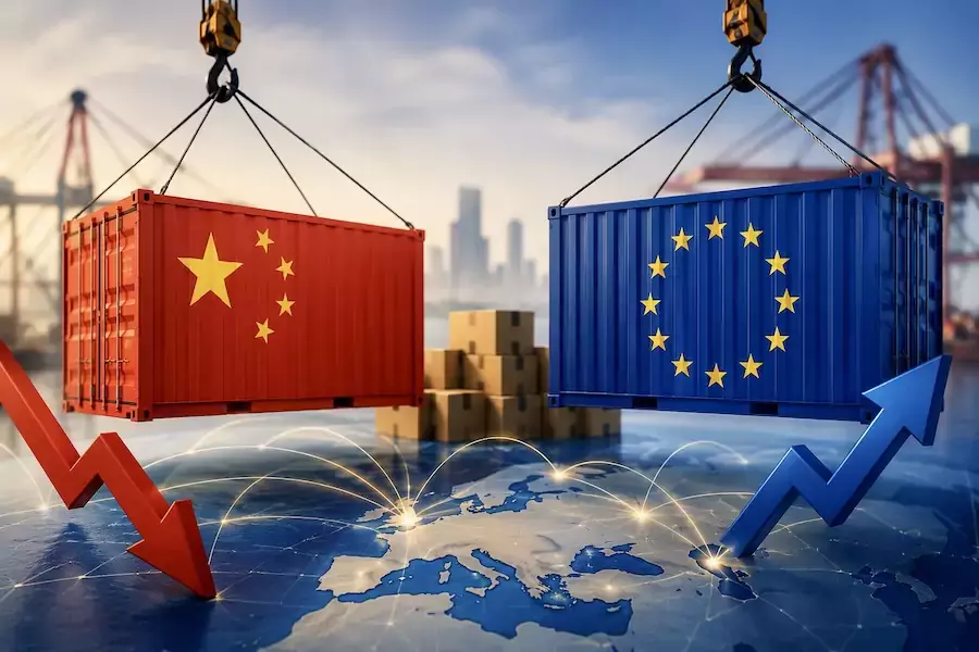 CHINE – UE : Les exportations chinoises vers l’Europe dopées par les surcapacités