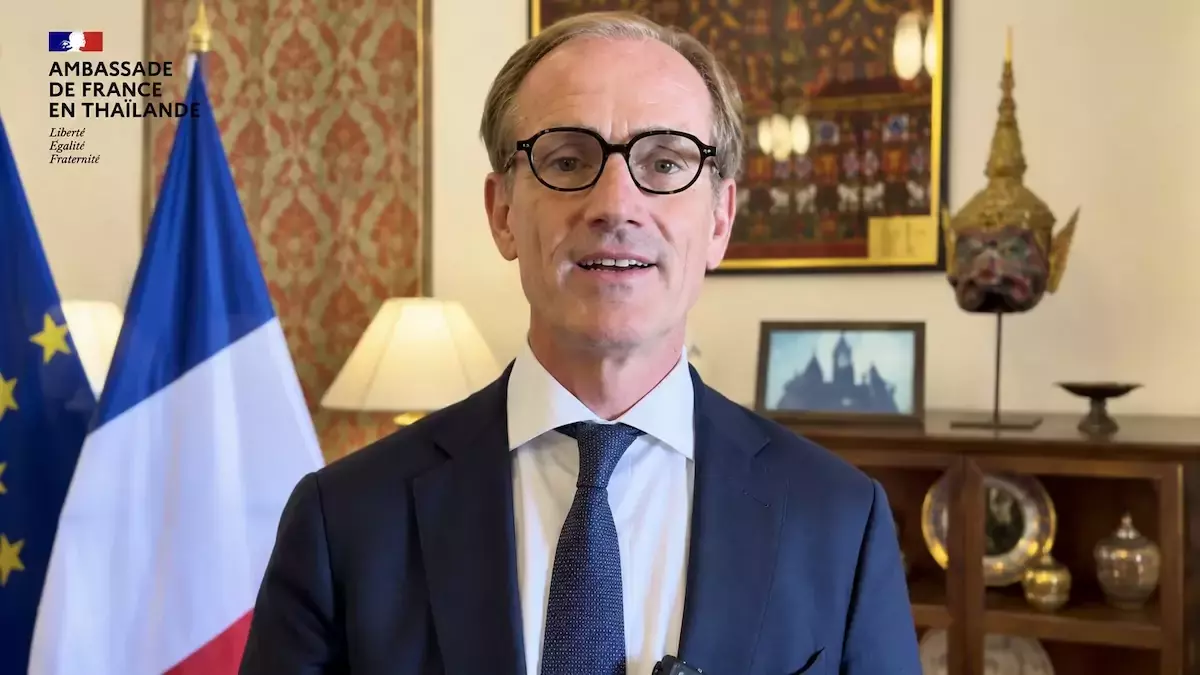 THAÏLANDE – FRANCE : Le nouvel ambassadeur de France à Bangkok se présente en vidéo