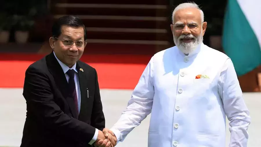 BIRMANIE – CONFLIT : L’Inde parie sur le général Min Aung Hlaing