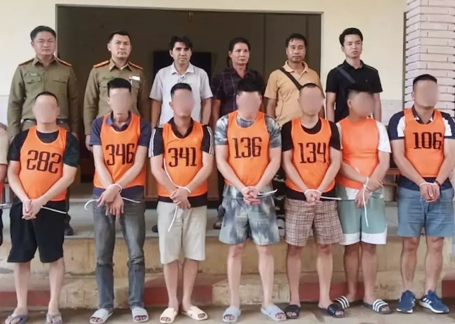 LAOS – SOCIÉTÉ : Une opération de répression permet d’arrêter 231 personnes