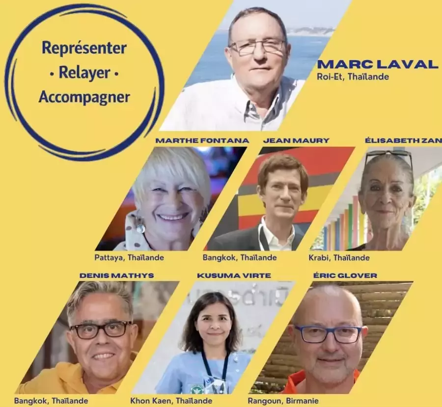 THAÏLANDE – FRANCE : La liste « Représenter – Relayer – Accompagner » présente ses candidats