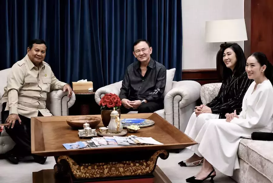 INDONÉSIE – THAÏLANDE : Pourquoi Prabowo a reçu les trois Shinawatra à Jakarta