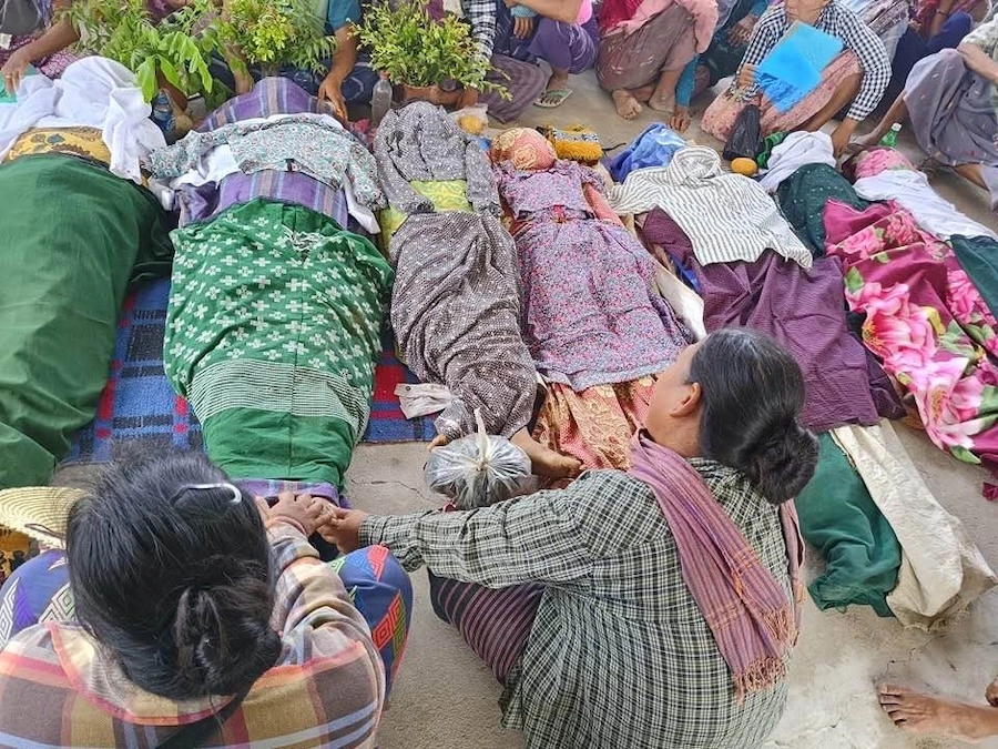 BIRMANIE – CONFLIT : 22 morts dans une frappe aérienne sur une école dans la région de Sagaing