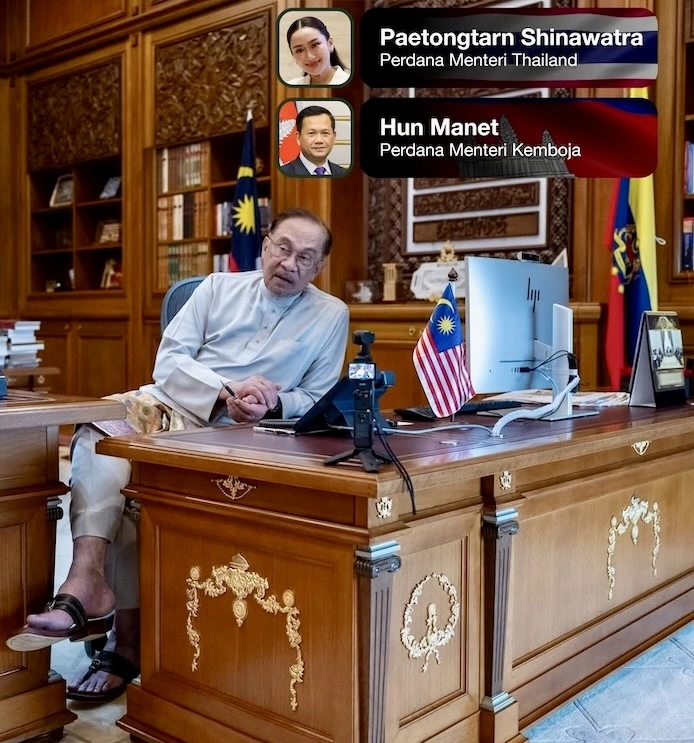 THAÏLANDE – CAMBODGE : Anwar Ibrahim tente une médiation