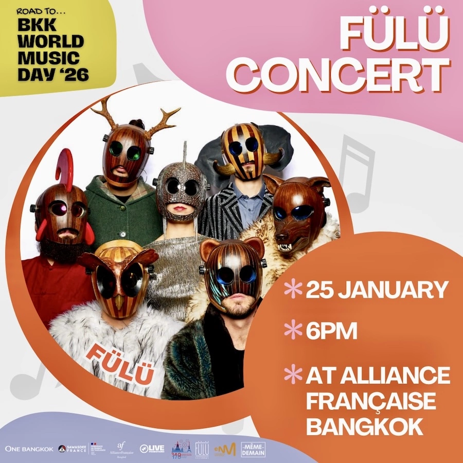 THAÏLANDE – CULTURE : FÜLÜ en concert à l’Alliance Française de Bangkok