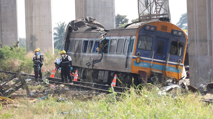 THAÏLANDE – SOCIÉTÉ : Les familles des victimes de l’accident ferroviaire de Korat recevront chacune 1,69 million de bahts