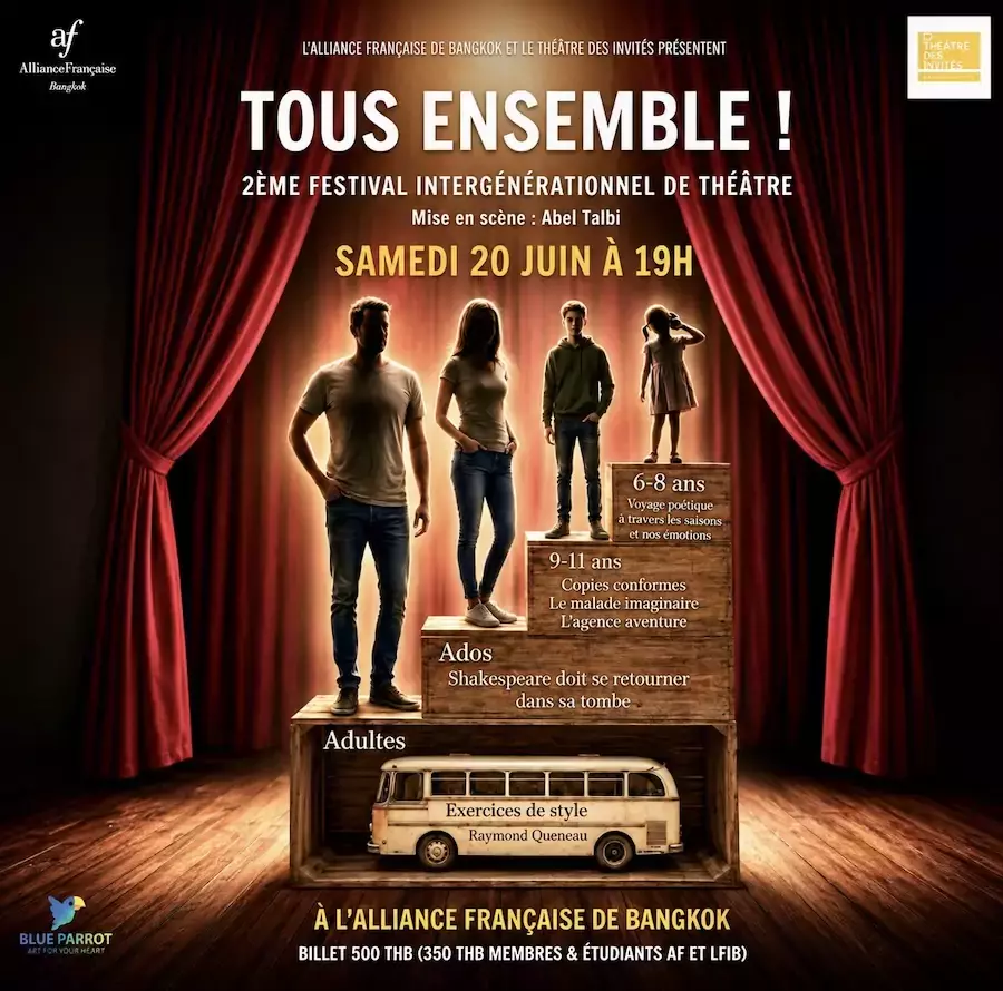 BANGKOK – FRANCOPHONIE : Le Théâtre Des Invités fête ses dix ans sur scène
