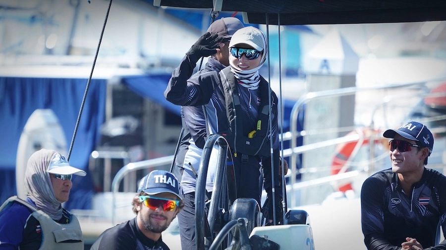 THAÏLANDE – SEA GAMES : Le royaume en tête de l’épreuve de voile Keelboat SSL47