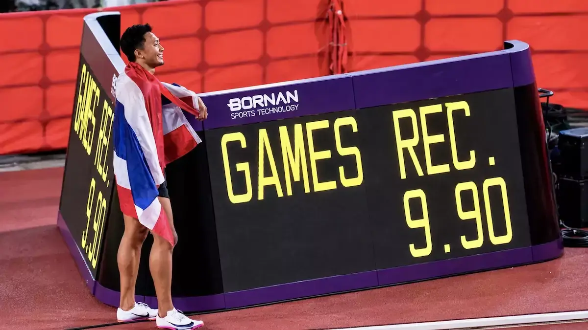 THAÏLANDE – SPORT : Puripol Boonson roi du 100 mètres en Asie