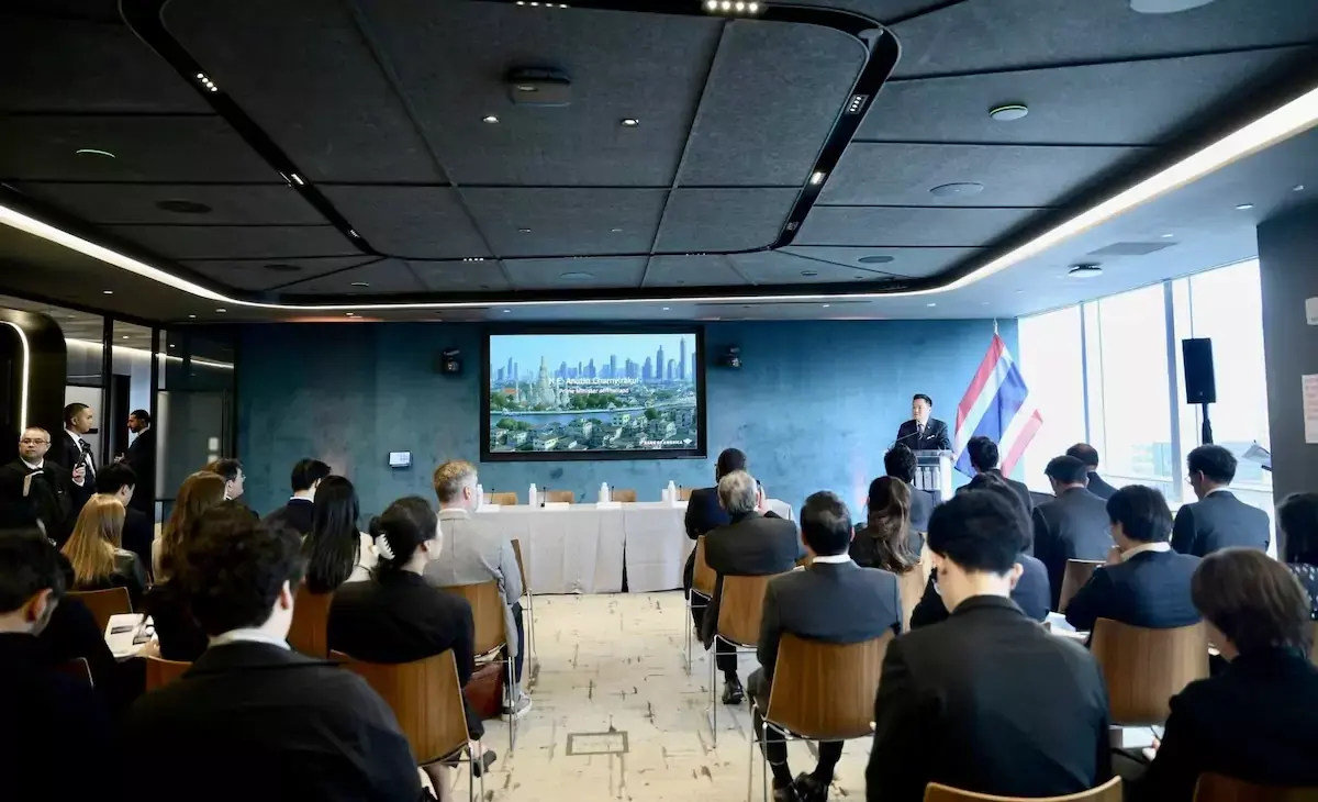 THAÏLANDE – ÉCONOMIE : À New York, Anutin courtise les grands investisseurs américains