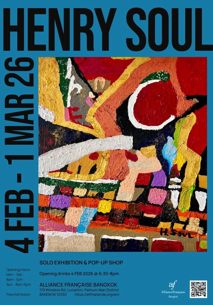 BANGKOK – CULTURE : L’artiste Henry Soul et ses couleurs bientôt à l’Alliance Française