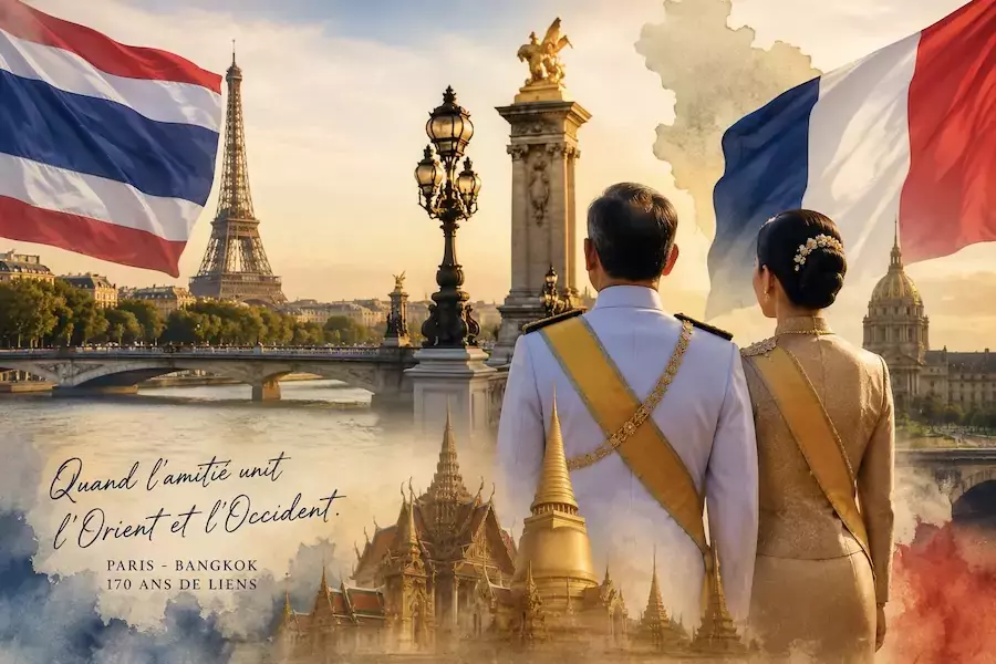 THAÏLANDE – CHRONIQUE : Deux drapeaux aux couleurs bleu-blanc-rouge
