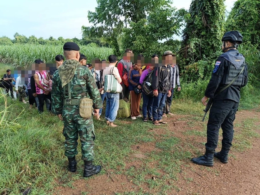 THAÏLANDE – CAMBODGE : 38 personnes interceptées en tentant de traverser la frontière