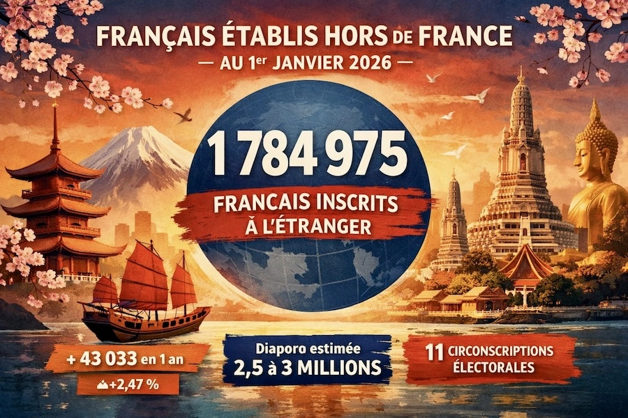 ASIE – FRANCE : La diaspora française franchit un nouveau cap en 2026