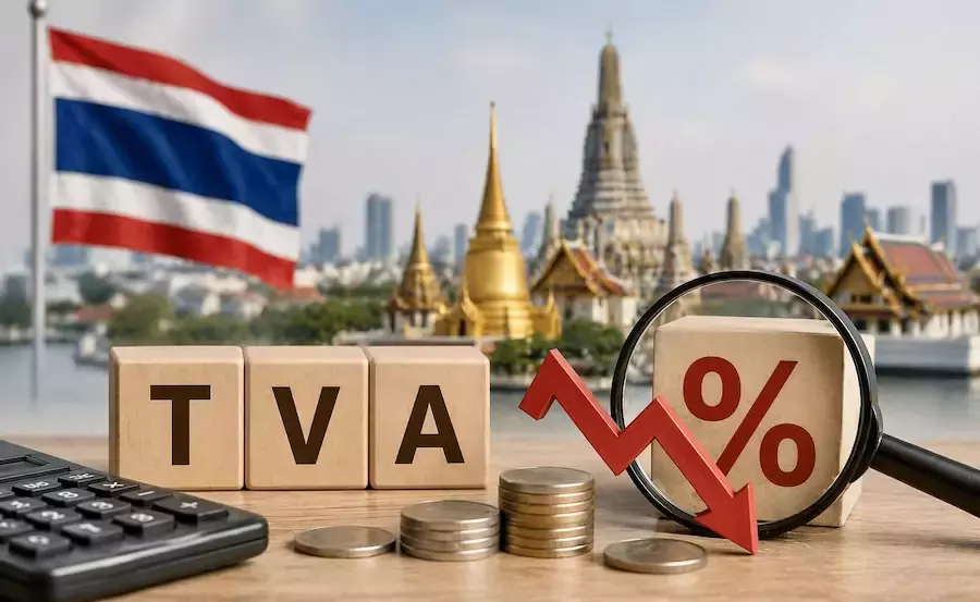 THAÏLANDE – ÉCONOMIE : Pas de hausse de la TVA en vue, malgré des pistes à long terme