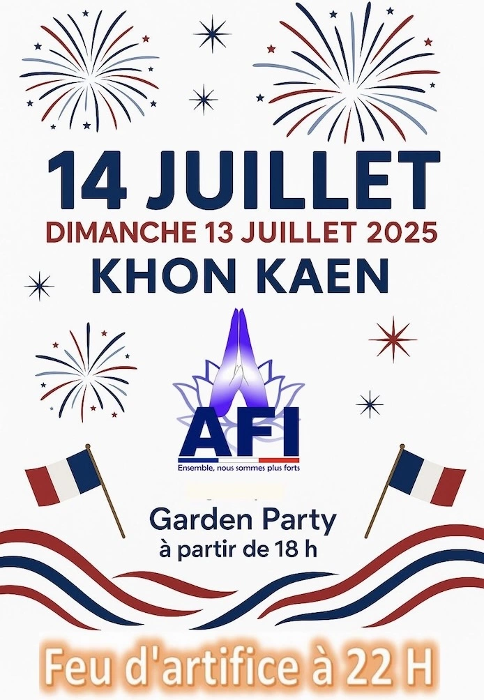 THAÏLANDE – COMMUNAUTÉ : L’AFI célèbre la Fête nationale française à Khon Kaen