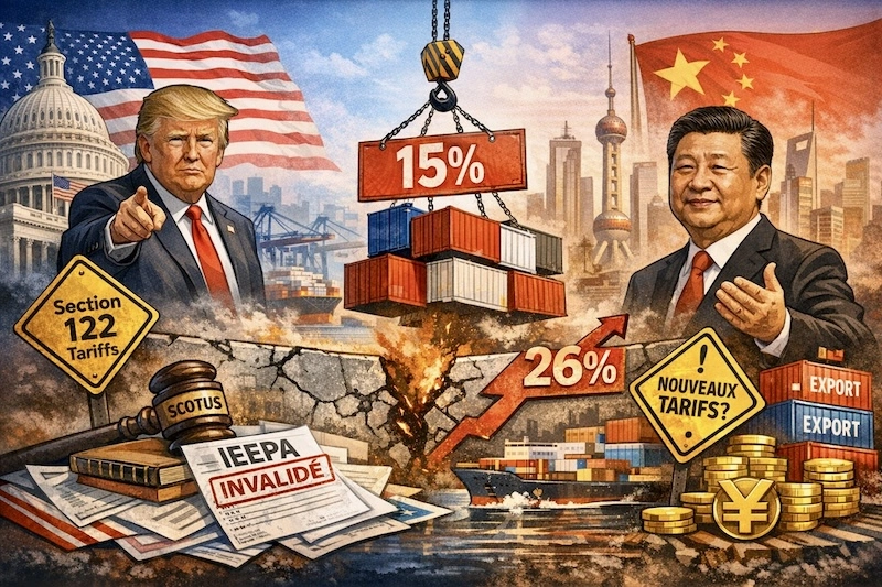 ASIE – COMMERCE : Washington réinitialise les droits de douane… Pékin en profite, mais pour combien de temps ?