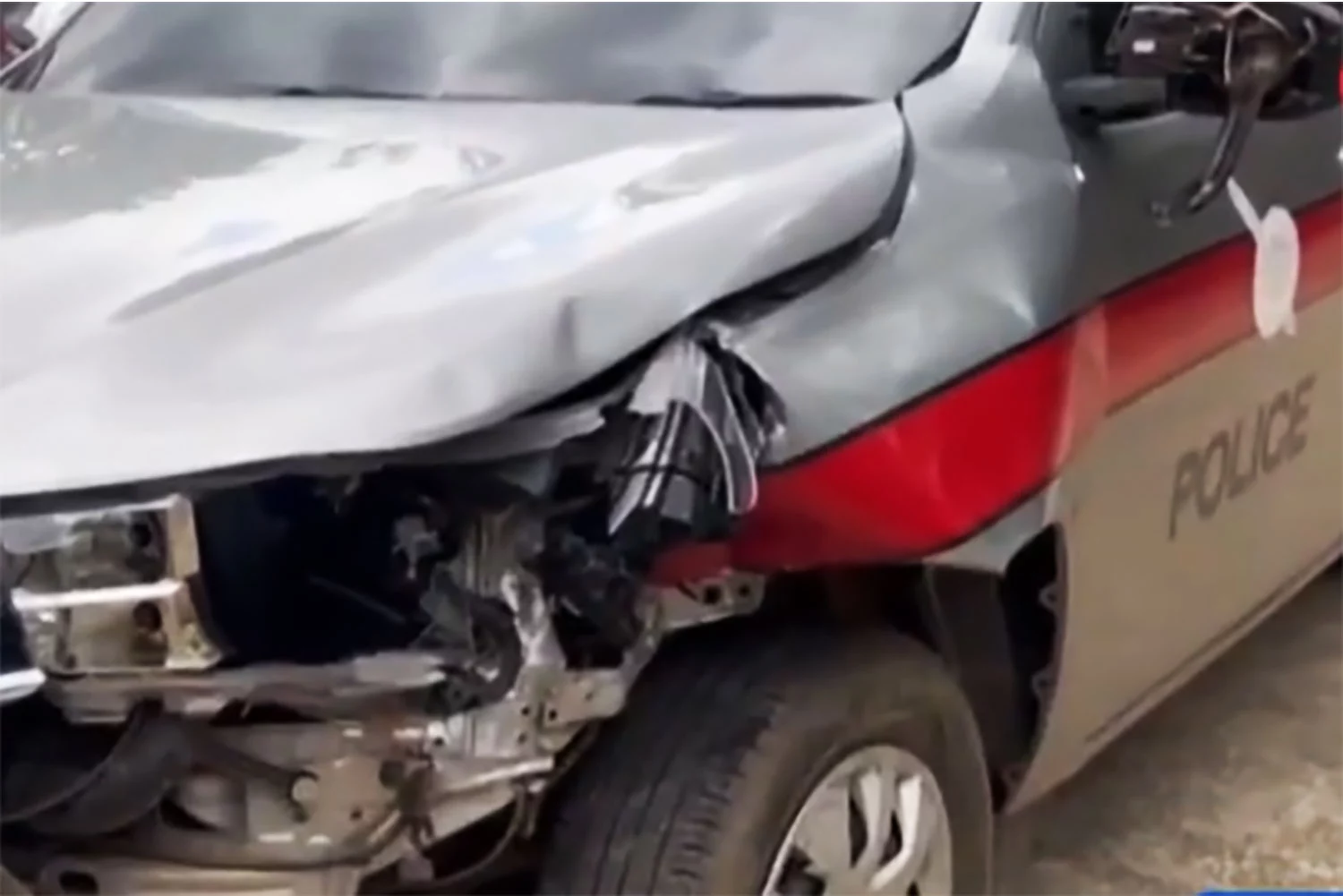 Conducteur policier ivre transféré, victime d'accident à l'hôpital