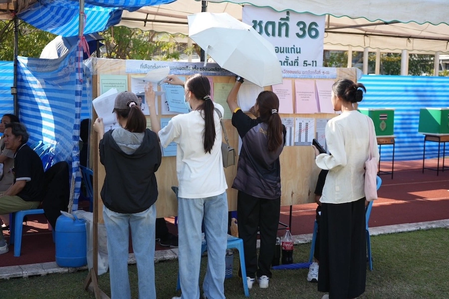 THAÏLANDE – POLITIQUE : Forte participation pour le vote anticipé à Bangkok