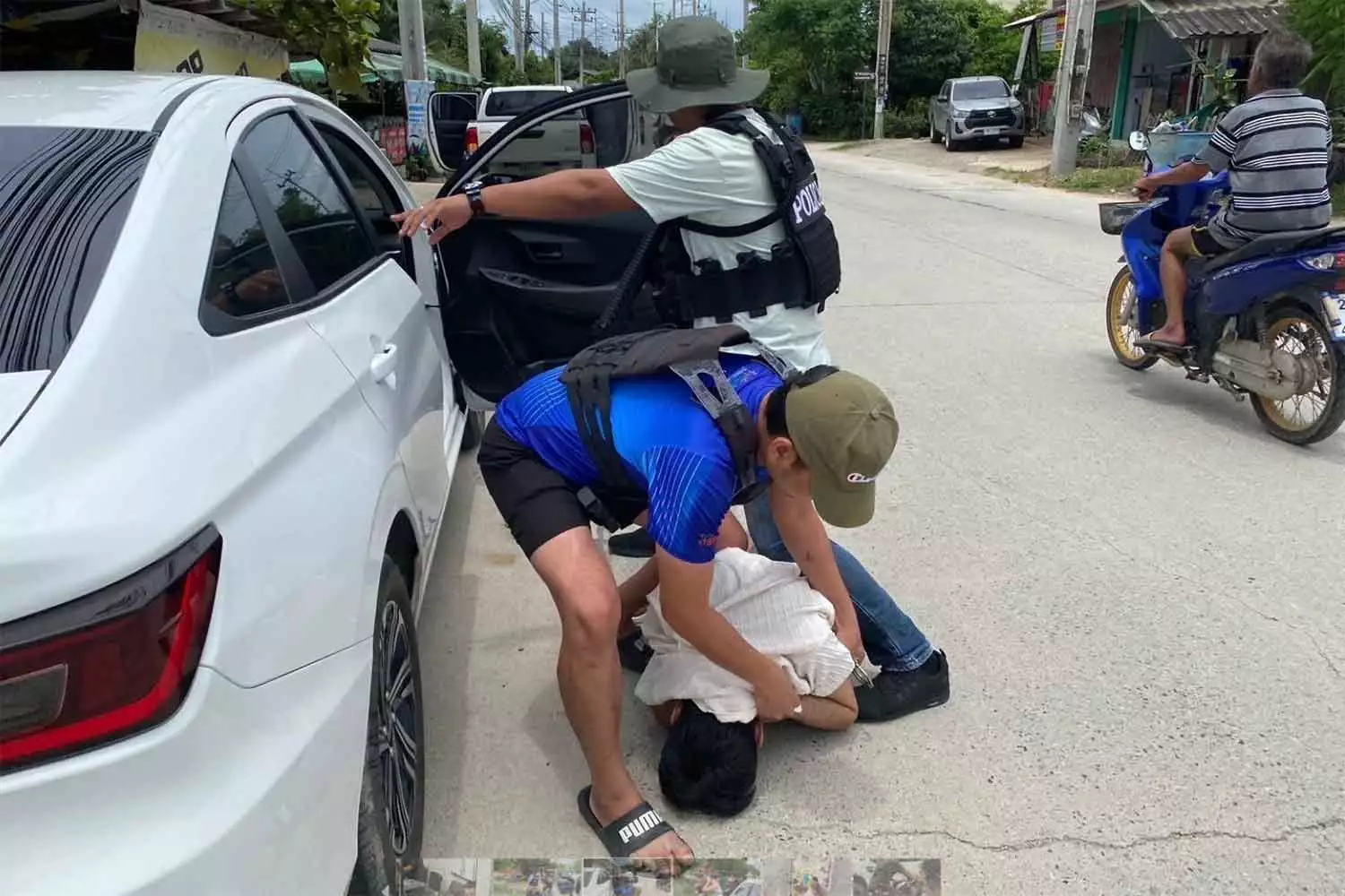 Trois Chinois arrêtés à Pattaya après avoir tiré sur un compatriote.