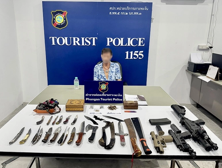 THAÏLANDE – SOCIÉTÉ : Un Français arrêté pour avoir menacé des touristes à Koh Phangan
