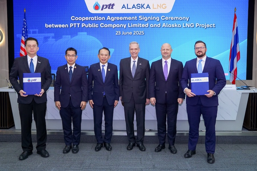 THAÏLANDE – ÉCONOMIE : PTT signe un accord d’importation de gaz naturel liquéfié depuis l’Alaska
