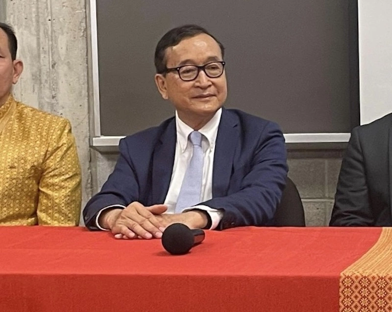 CAMBODGE – THAÏLANDE : L’appel de l’opposant cambodgien en exil Sam Rainsy