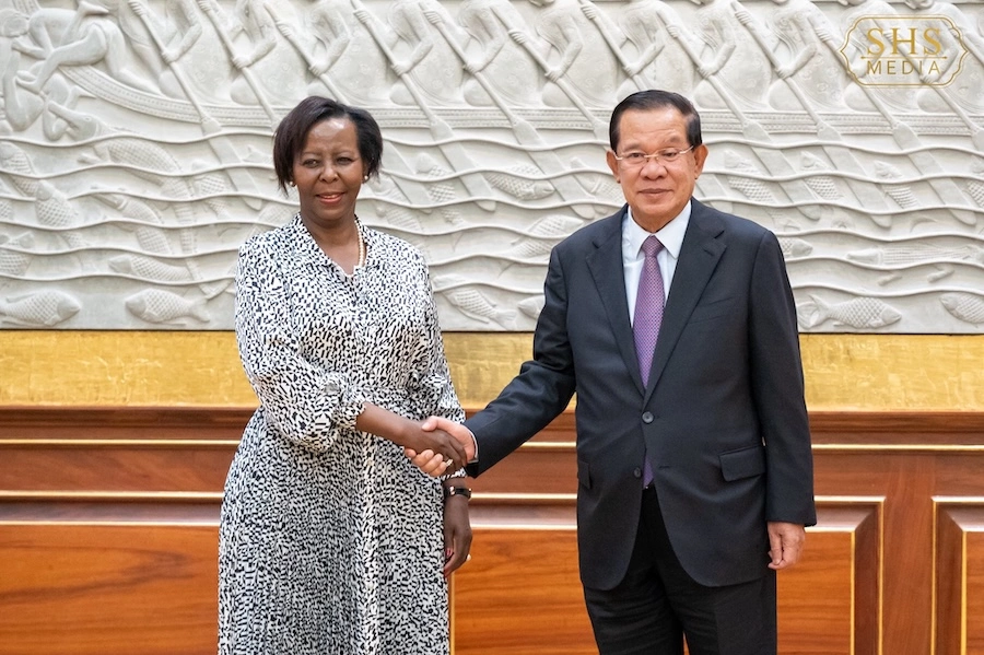 CAMBODGE – FRANCOPHONIE : Hun Sen reçoit Louise Mushikiwabo avant le sommet de 2026