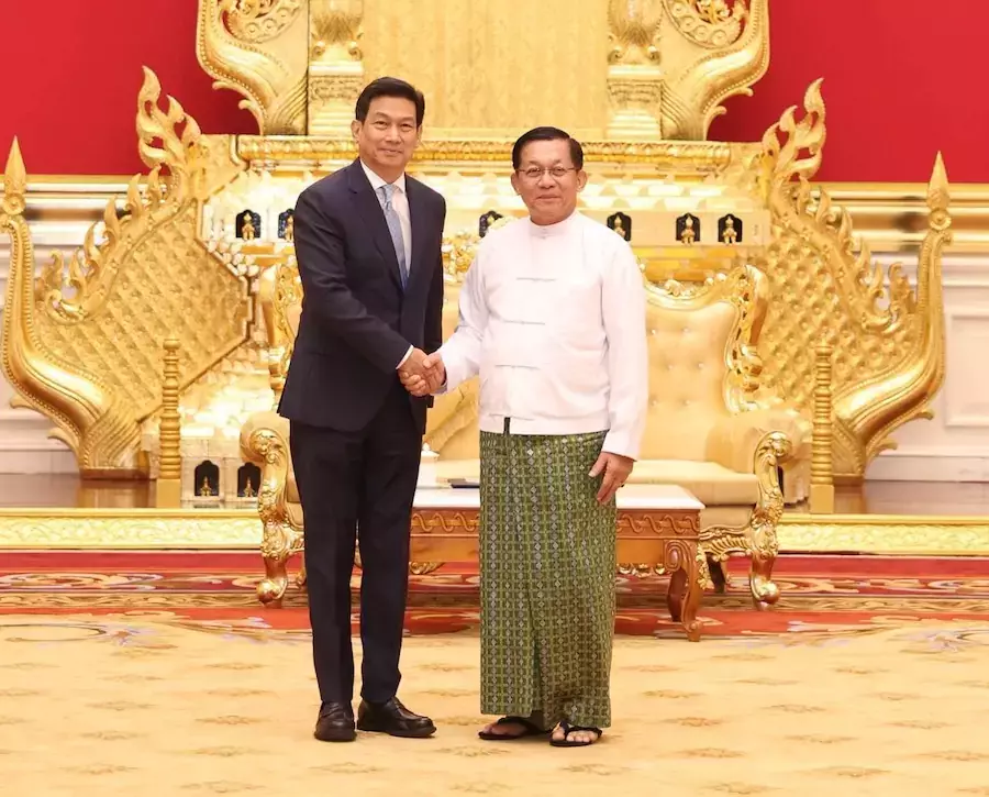 BIRMANIE – THAÏLANDE : Un émissaire thaïlandais présent à l’investiture de Min Aung Hlaing