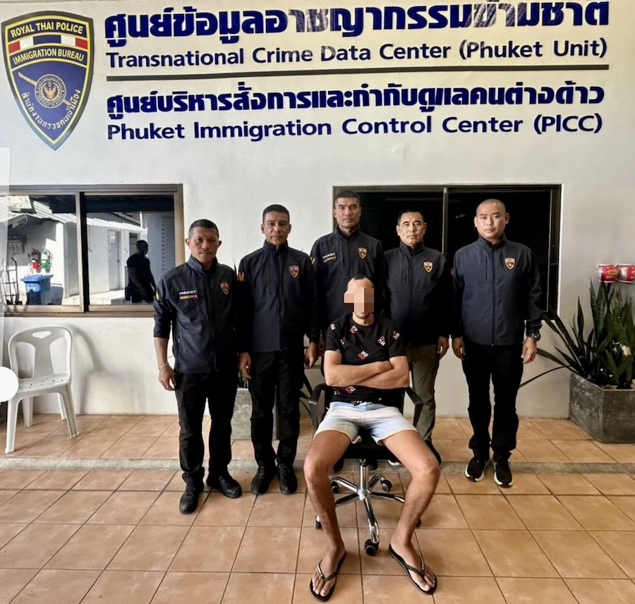 THAÏLANDE – FRANCE : La police de l’immigration arrête à Phuket un Français recherché par Interpol