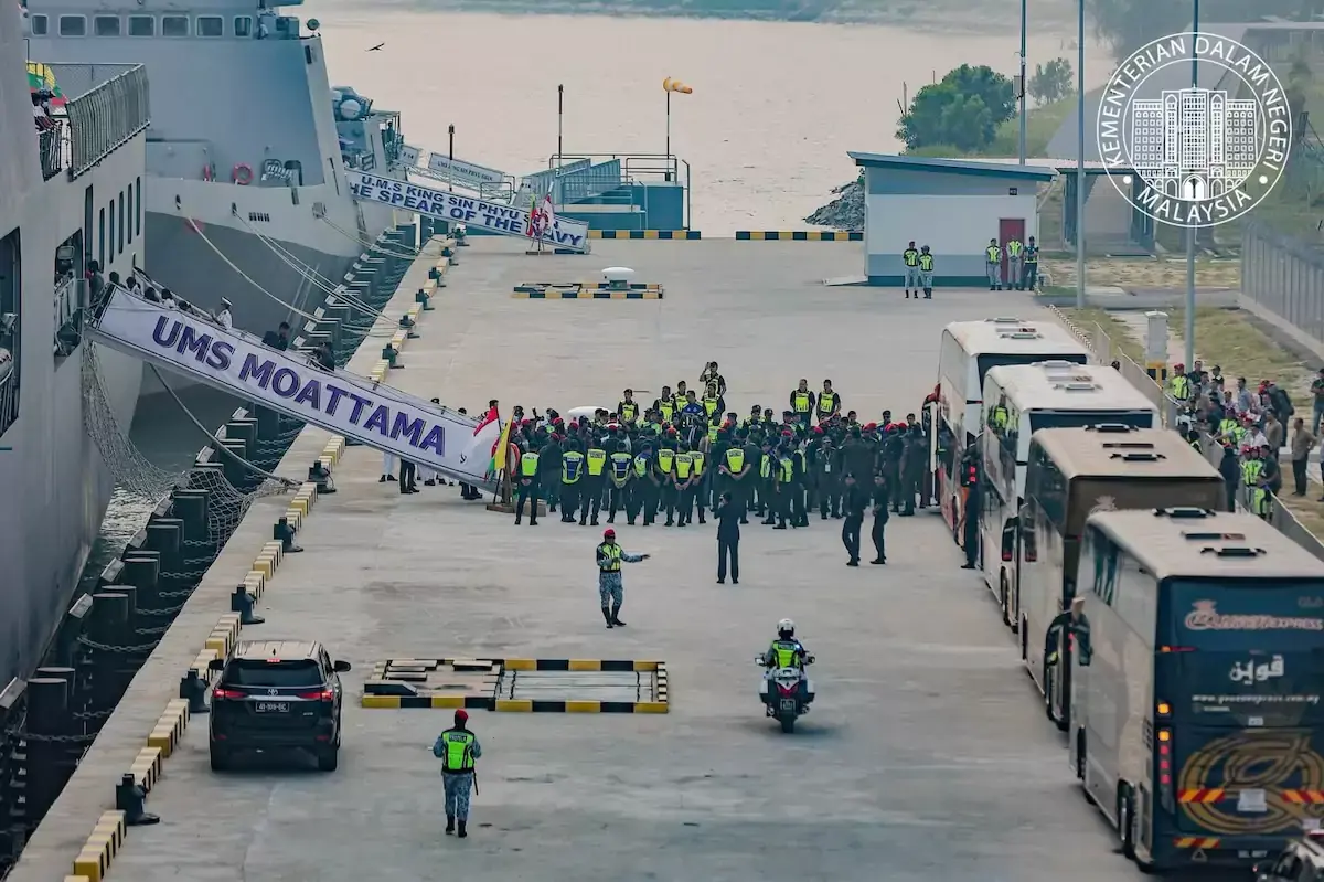 MALAISIE – BIRMANIE : 1 476 Birmans embarqués à Lumut, le premier grand rapatriement est terminé