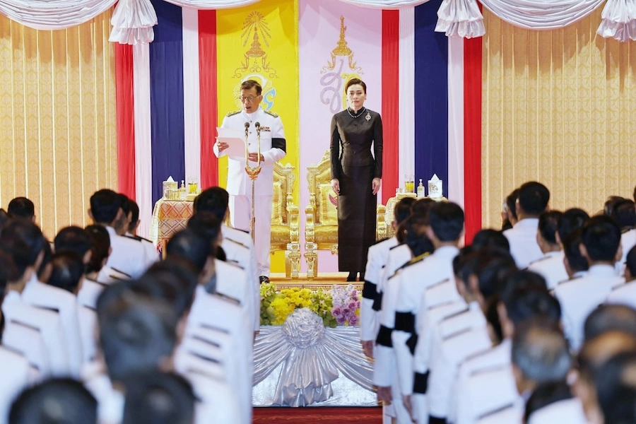 THAÏLANDE – MONARCHIE : SM Le roi et SM la reine ont ouvert la session parlementaire